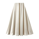 Fongt New Spring And Autumn New A-Dress Skirt Mid-Dress Mid-Dress Mid-Dress Mid-Senior Skirt 9993-1