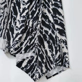Spring Animal Print Silk Satin Dress 9878081-Outfit