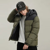Ten-Twenty Men's Fashion Brand Cotton-Padded Clothes Winter Thick Cold Warm Coat Spell Continuous Hat Cotton Clothes Men-Outfit