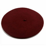Style Vintage Unisex Women Men Wool Warm Plain Beret Beanie Hat Cap Hot Selling