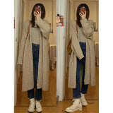 Fongt Lazy Wind V-Neck Sweater Women's Autumn And Winter 2024 New Niche Design College Wind Knitting
