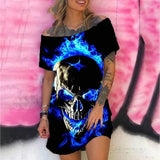 Sleeve Off Shoulder Loose Tank