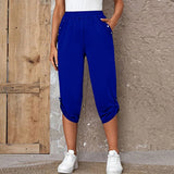 Summer Fashion Casual Cropped Trousers With