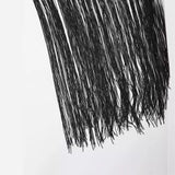 New Tassel Embroidery Fashionable Gauze Cage Skirt 3183201-Outfit