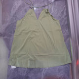 V-Collar Casual Loose Mini Dress In Spring-Outfit