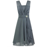 Popular Style Large-Size Bridesmaid Dress Annual Toast Short Dress Dress-Outfit