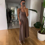 Fongt Summer New Women's Collar Sexy Sleeveless Wrinkled Temperament Dress Dress Dress Woman