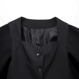 And Winter New Heart-Shaped Collar Slim Fashion Suit Jacket 8711940-Outfit