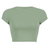 Fongt Women's DIY New Women's Summer Solid Color Short Acceptable With