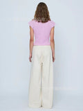 Fongt Women's Wear Irregular Loose Casual Trousers Wide Leg Trousers