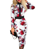 Fongt Spring And Summer New Women's Long Sleeve Belt
