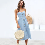 Floral Vintage Casual Sundress