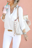 Tote Handbag with Clutch Wallet 1028-0-Outfit