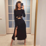 Fongt And Winter 2023 Explosion Of The Hobling Sweater 100 Folded Skirt Tied With Woolen Suit