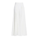 Solid Casual Pant For Women High Waist Patchwork Zipper Loose Wide Leg Pants Female 2022 Spring Clothing