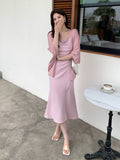 Fongt Xixi 2025 Summer New High-Waisted Temperament Elegant Sling Dress Senior Long Dress Female 88222