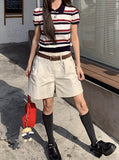 Fongt Who Wears Who Looks Good Spring And Summer New Temperament Thin Design Small Burst Sweater Open-Sleeved