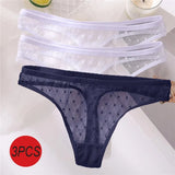 Sexy Panties Women G-String Thong Lace Underwear Pantys Low-Waist Female Underpants Mesh Perspective Briefs