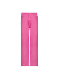 Pink Casual Relaxed Boyfriend Jeans-Outfit