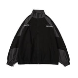 Color Block Oversized Waterproof Jacket-Outfit