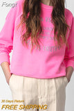 Embroidered Sweatshirt 2023 Women Autumn Clothing Washed Vintage Designer Pullovers Femme Casual Sweatshirts Luxury