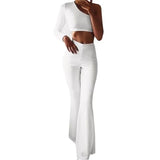 High Waist Bell-bottoms Pants Ladies