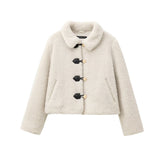 Fongt Women's Clothing Explosion Grab Short Coat
