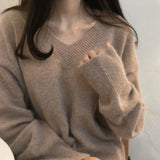 Dark Academia Oversized Sweater-Outfit