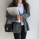 Fongt Korea Autumn Sweater Women's Cardigan Tide 2025 New Women's Fashion Thin V-Neck Knitted Coat