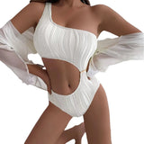 2023 New Texture Cloth Sexy Hollow Fit-In Bikini Swimsuit