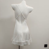 Fongt Pure Lust Lace Lace Pyjamas Summer Women's 2025 New High-End Sling Sexy Simulation Pyjamas Thin