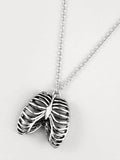 Vintage Skeleton Pendant Necklace-Outfit