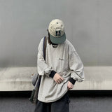 Fongt Heavy Striped Letter Embroidered Edstle Men And Women Loose Striped Round Collar Design Blouse