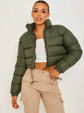 2023 Women's New Women's Warm Bubble Coat Bread Clothing Down Cotton Jacket-Outfit