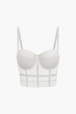 mesh bustier top with