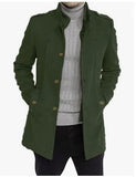 Fongt New Hair, The Man's Coat, The Long Zipper Coat In The Long-Winded Coat And The Two Open Shirts