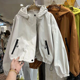 This Year's Popular Storm Jacket Female 2024 Spring And Autumn New Small Casual Style Jacket-Outfit