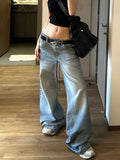 Vintage Straight Loose Boyfriend Jeans-Outfit