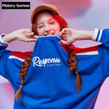 Long Sleeve Hit color pullover