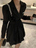 Fashion Sweet Y2K Dress Women College Style Designer Slim Party Mini Dress Female High Waist Harajuku Dress Autumn
