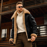 Fongt Fur One Men's Coat Thick Imitation Leather Jacket Autumn And Winter