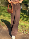 Corduroy Straight Leg Pants-Outfit