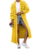 Fongt New Women's Wear Tassel Knitted Jacket-Outfit