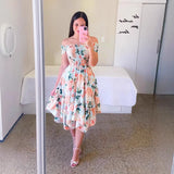 Fashion Collar Asymmetric Shoulder Short Sleeve Print