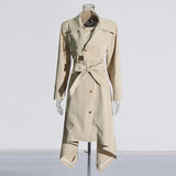 Australian Show Irregular Design Jacket 2025 New Fashion Temperament High-End Feeling With A Collared Windcoat