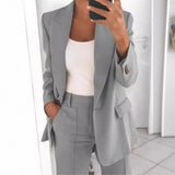 Fongt Autumn New Fashion Clip Repair Body Cardigan Temperament Blazer