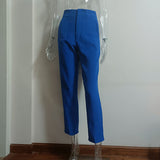 Casual High Waist Pure Color