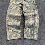 Sales 2024 Summer New Retro Leisure Twigs Camouflage Trousers Wash To Make Old Work Pants-Outfit