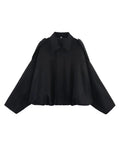 Fongt Women's Clothing Explosion Nine-Colored Velvet Texture Collar Loose Bomber Jacket Jacket