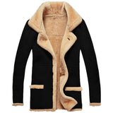 Fongt Autumn And Winter Burst Single Fur One Thick Coat Imitation Leather Velvet Men Coat Jacket